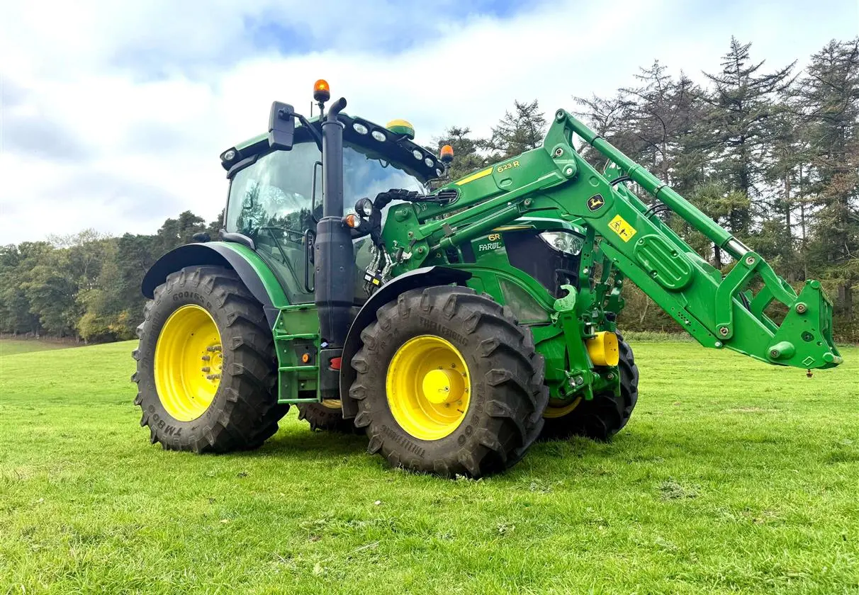 Modern agricultural tractor used for the Ultimate Tractor Driving experience