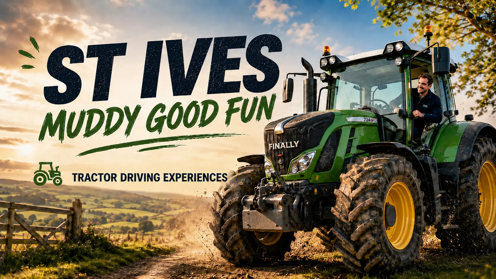 St Ives tractor driving experience