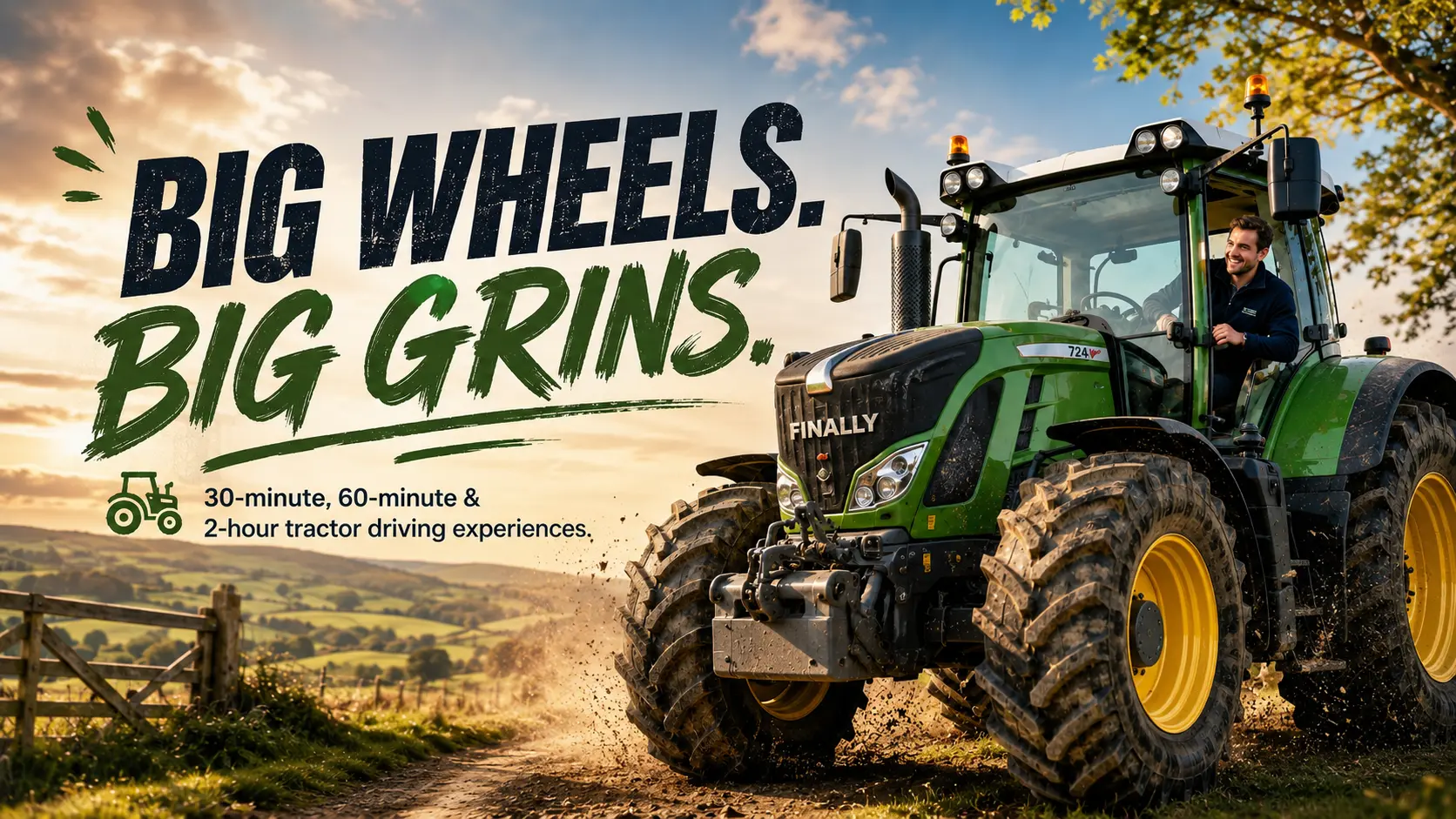 Tractor driving experiences across the UK
